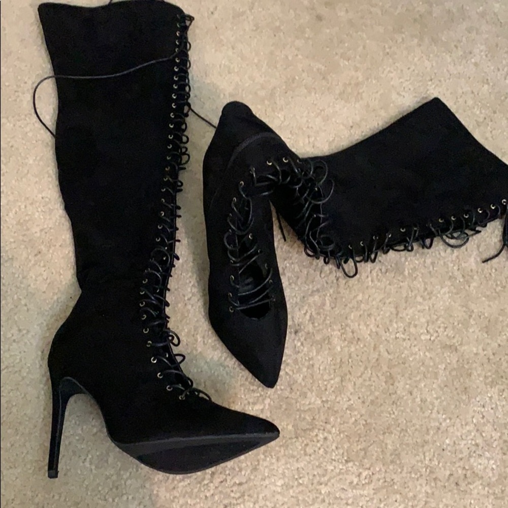 Thigh high boots